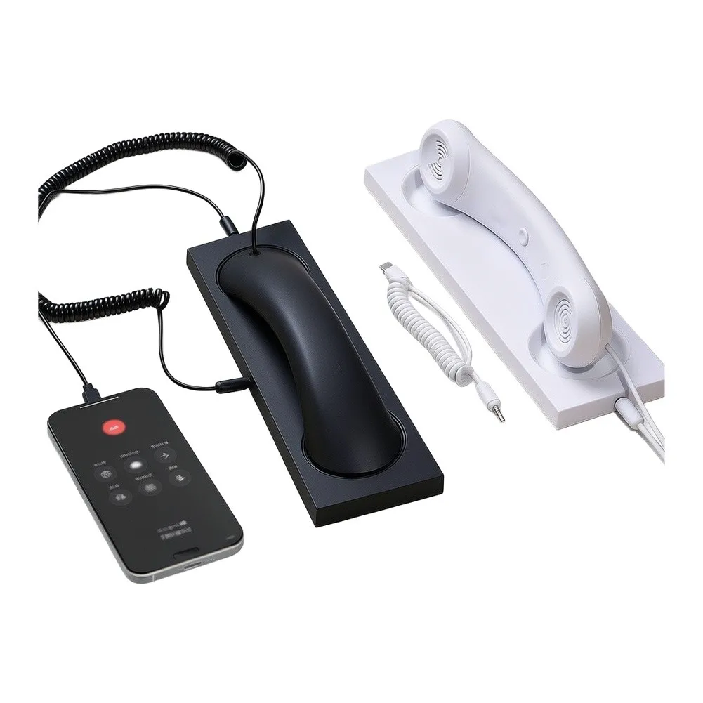 Retro Phone Handset Vintage Telephone Handset For Smartphones For Laptop Telephones Parts Accessories