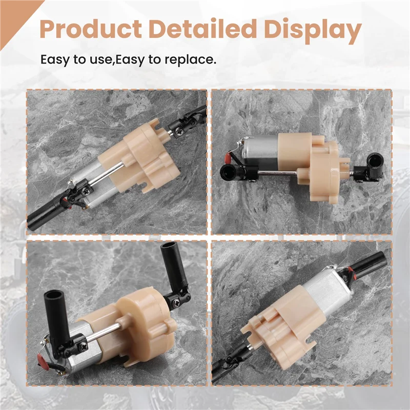 AF93-180 caixa de velocidades do motor para wpl c14 c24 C24-1 b14 b24 b16 b36 mn d90 mn99s mn45 rc carro atualização peças acessórios