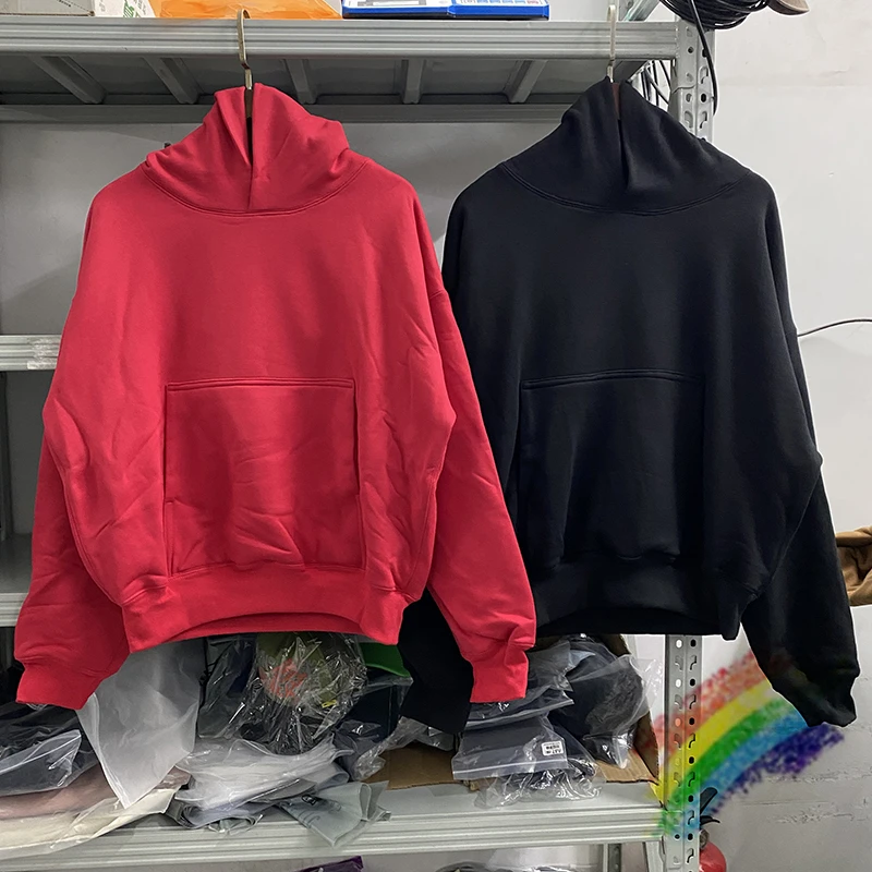 Heavy Fabric Double Layer Season 6 Hoodie Men Women 2023FW Kanye West Casual Oversize Pullovers Hooded