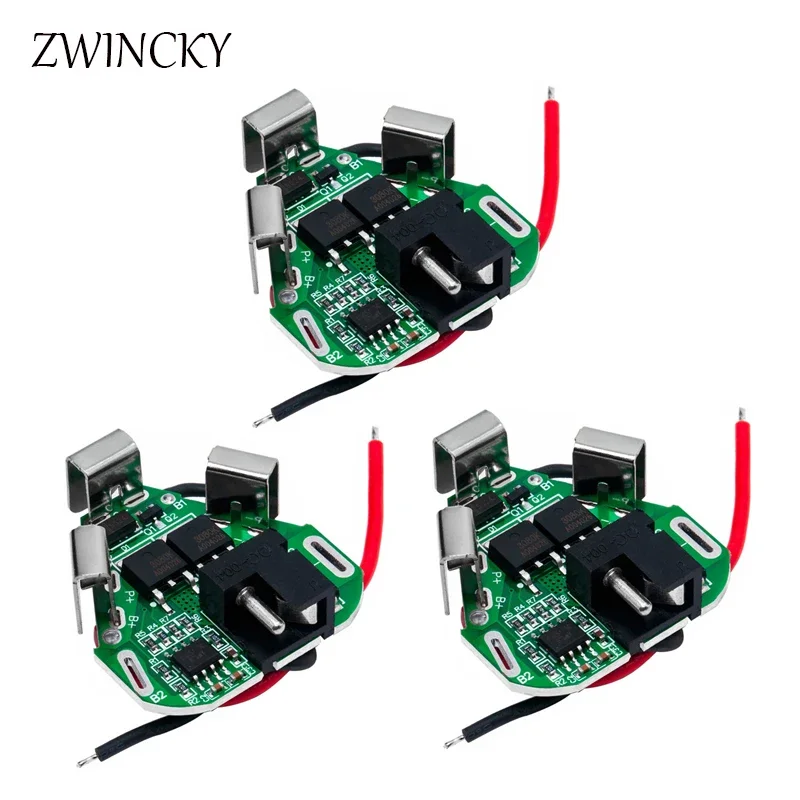 3PCS 12V 18650 Lithium Battery Protection Board 3 Strings Li-ion BMS PCM PCB Direct Insertion Electric Tool Electric Hand Drill