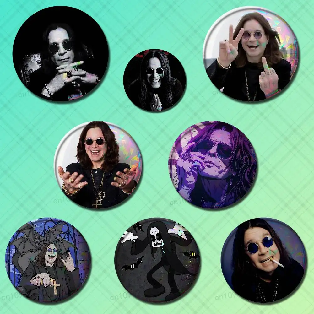 

Singer O-Ozzy O-Osbourne Badges 75mm 58mm 44mm 32mm 25mm Brooch Backpack Hat Enamel Pins Accessories Toys Gifts