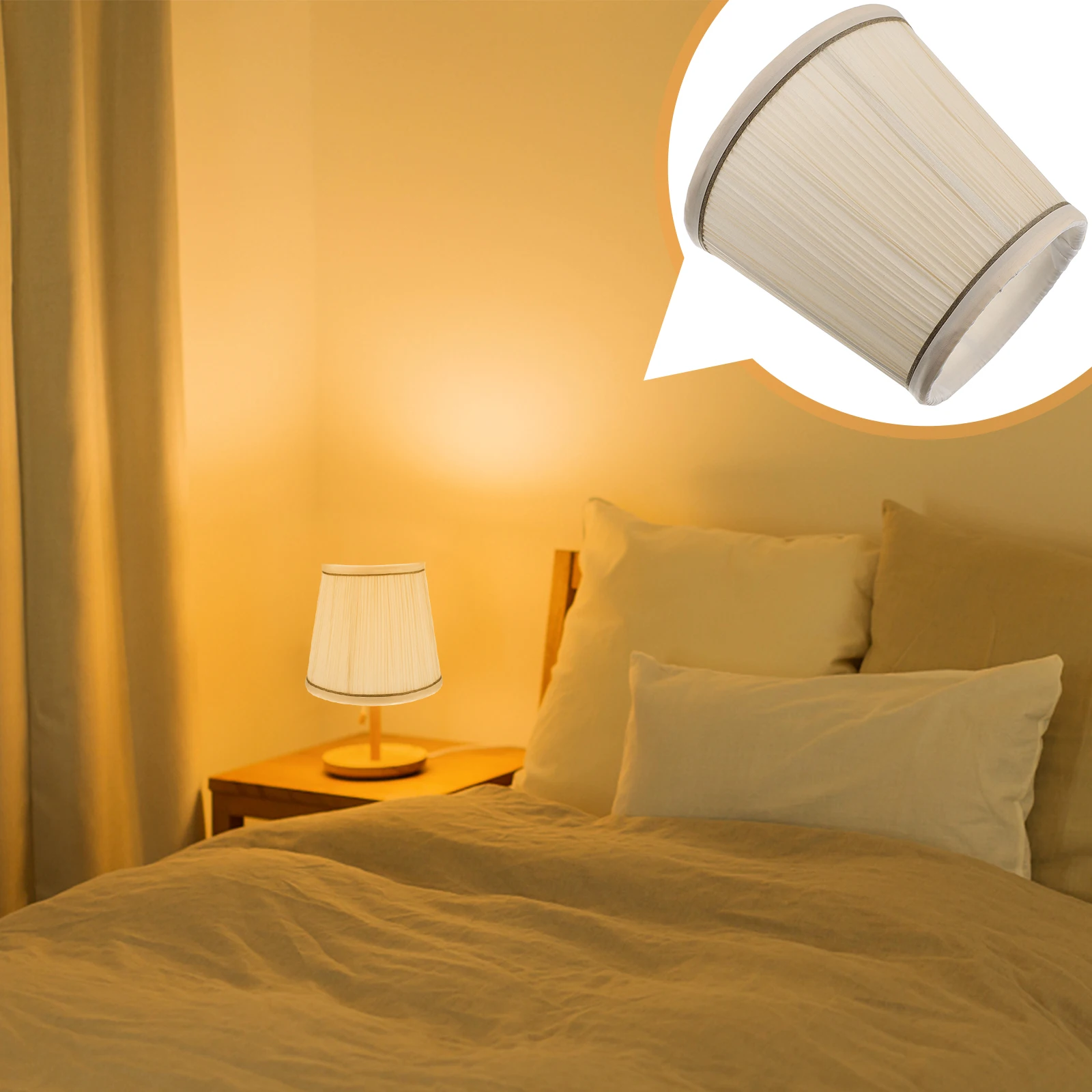 

Cloth Lampshade Light Large Practical Lampshade Pendant Practical Decor Home Lighting Dust Protection Durable Metal