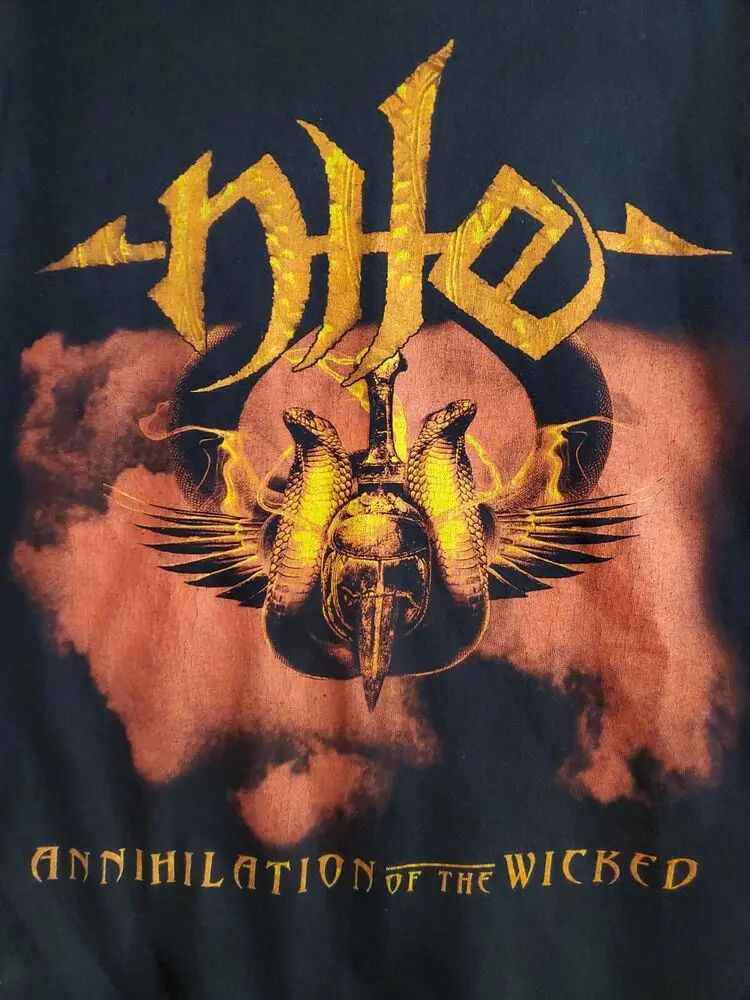 Nile Annihilation of The Wicked Tour 2007 Shirt Size Medium