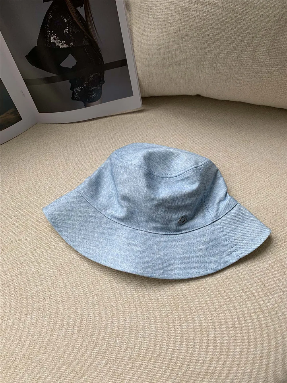 Spring and Summer L*P Casual Sun Hat Double-Sided Bucket Hat