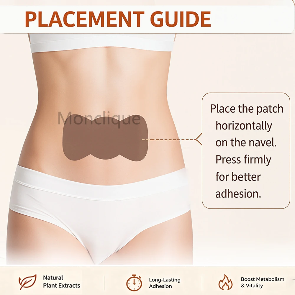 Abdominal Body Shaping Patches Belly Toning Pill Fast Burning Fat Lymphatic Improve Stomach Slimming Stickers for Female Male