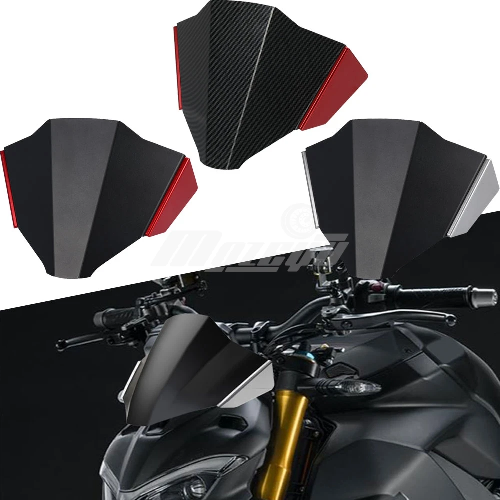 

For Ducati Streetfighter V4S STREETFIGHTER V4 S 2020-2021-2022-2023-2024 Motorcycle Windscreen Windshield Deflector Wind Guard