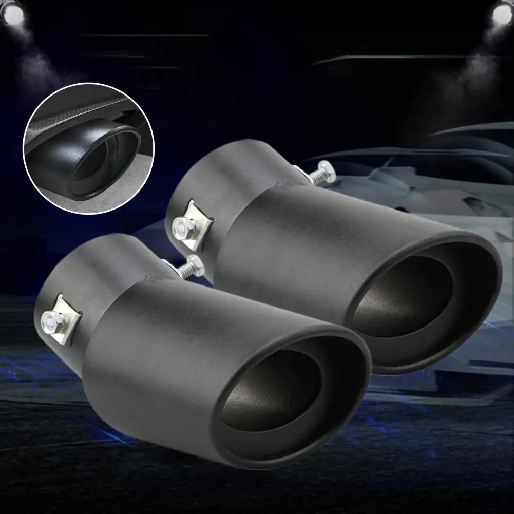 Exhaust Tip Replacement Long-Lasting Outlet Exhaust Tip Rustproof Car Tailpipe Metal Exhaust Tip Tool Multipurpose