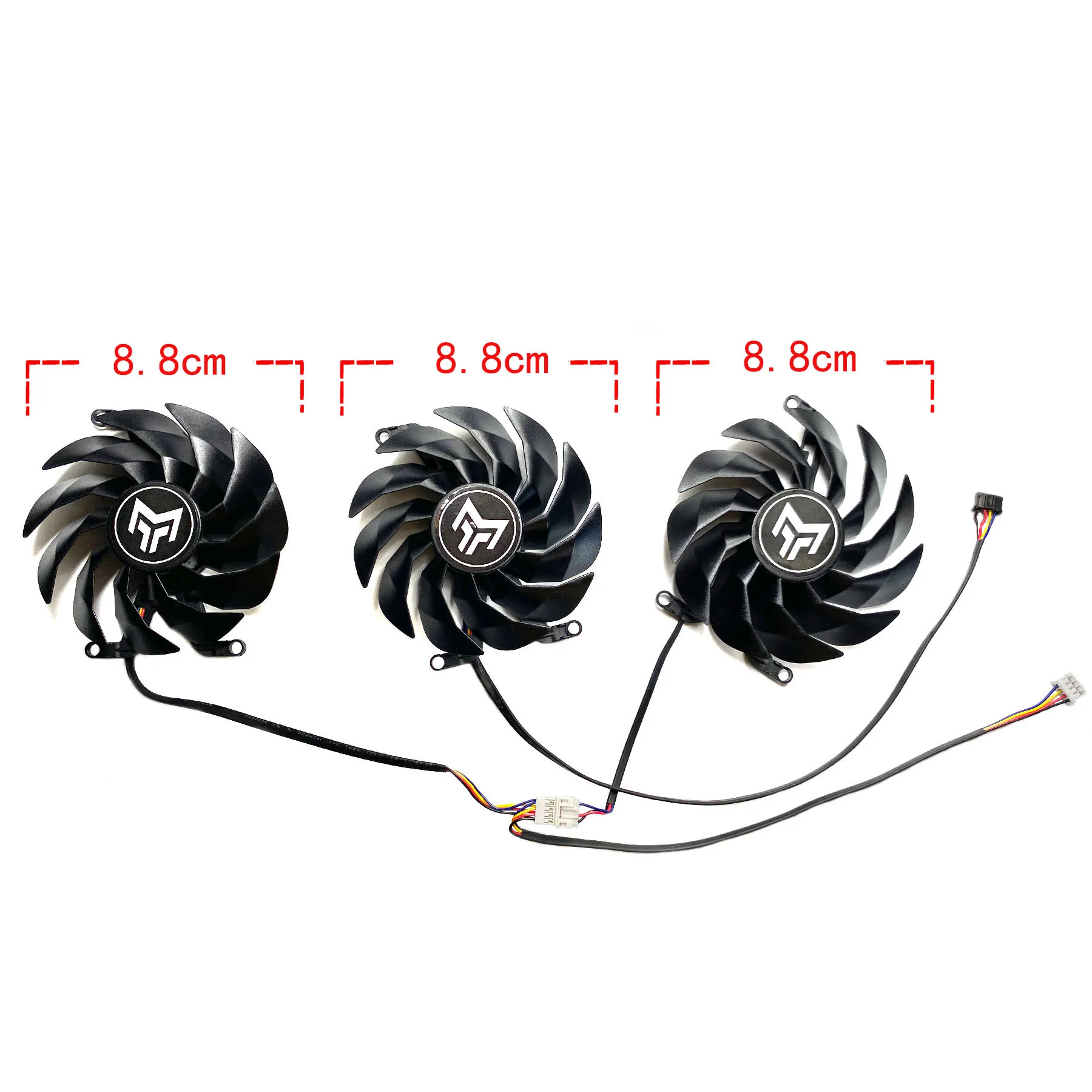 New For GALAX GeForce RTX3060ti 3070 3070ti 3080 3080ti 3090 GAMER OC Graphics Card Replacement Fan T129215SU