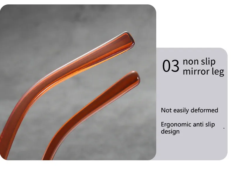 2025 Retro-Sonnenbrille mit dickem Rahmen, ovale Sonnenbrille für Herren, amerikanischer Stil, graue Brillen, Retro-Leopardenmuster-Brille, UV400-Rezept – Detail 8