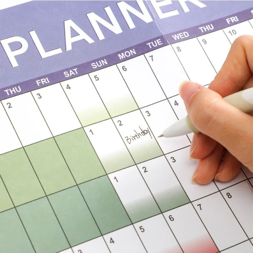 

Большой настенный календарь на 2026 год. Ежегодный планировщик Список дел. Расписание. 365-дневной лист-планировщик. Органайзер для повестки дня. Настенный лист планировщика расписания.