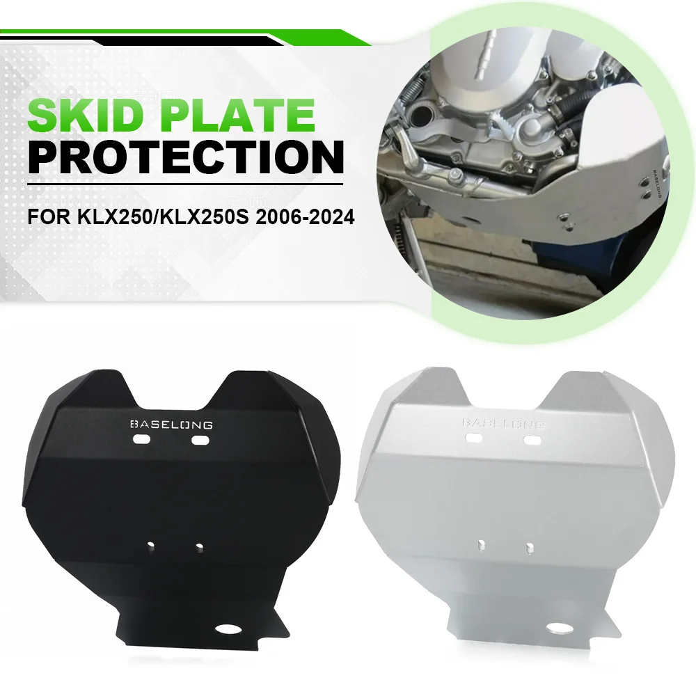 

2024 FOR Kawasaki KLX250/KLX250S 2006-2022 2023 Engine Chassis Guard Protection Cover Electric Motocross Skid Plate Pan Fender