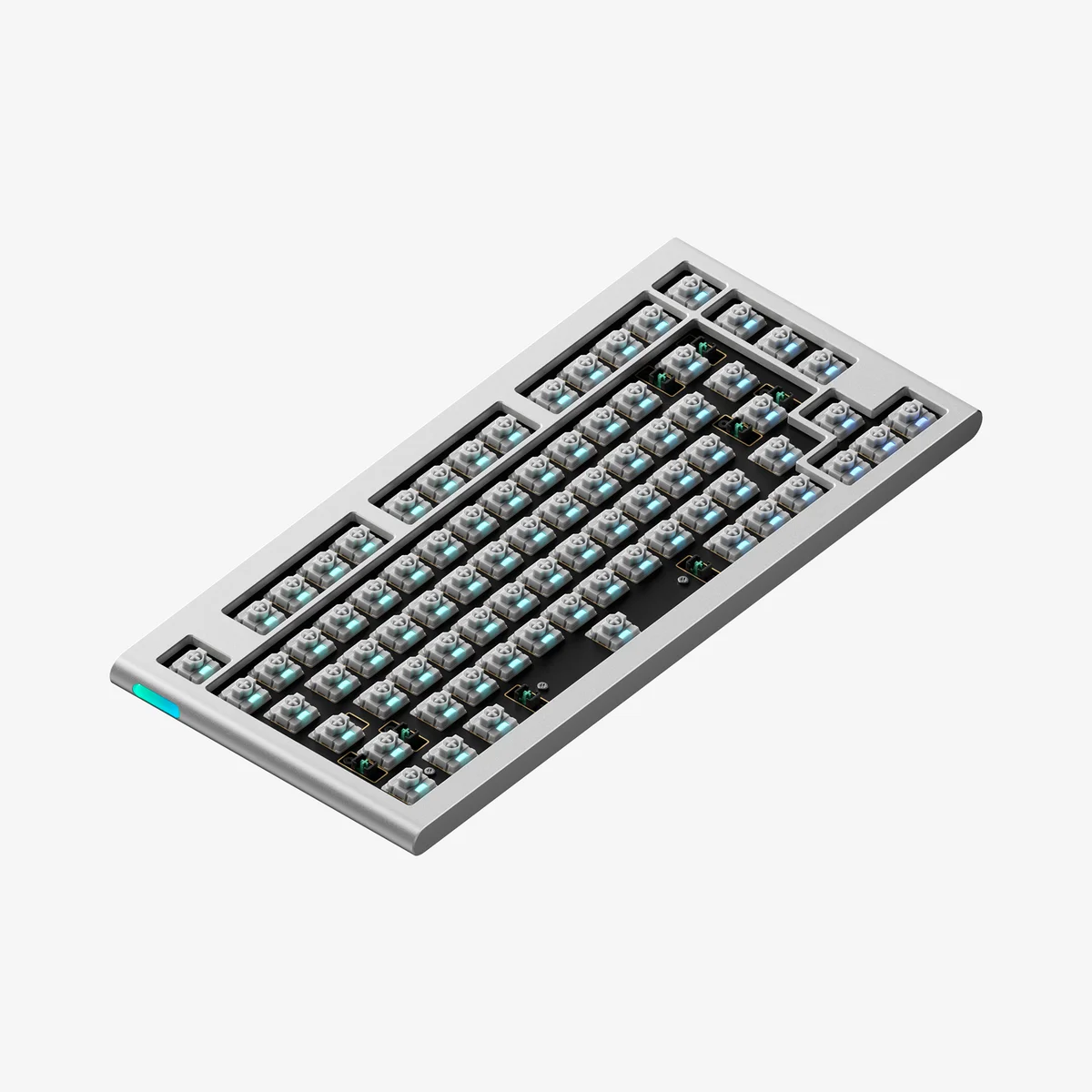 Imagem -02 - Teclado Mecânico Perfil Baixo Eixo Liga de Alumínio com Fio na Altura Ansi 75 Via Qmk Gamer Personalizado Presente do Escritório Nuphy-nos75