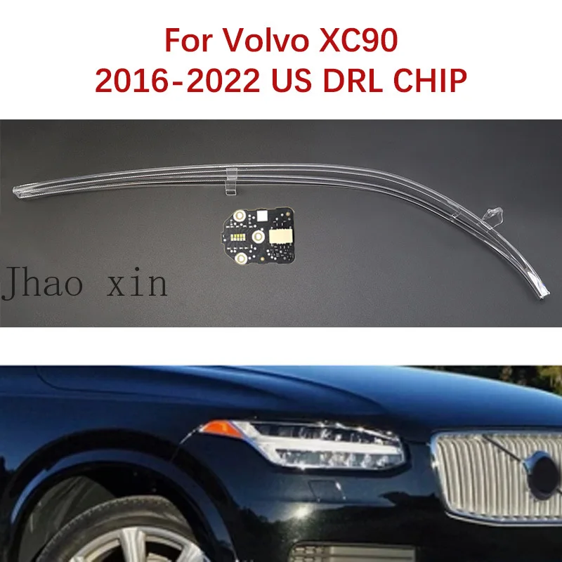 

Светодиодный модуль-балласт для линз Angel Eye, источник света, трубка-лампа для Volvo XC90 2016-2022, версия для США, чип ДХО для фар автомобиля