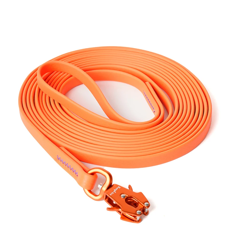 Correa larga impermeable para entrenamiento palangre, correa para perro al aire libre, ideal para entrenar, patio de playa, jugar, acampar