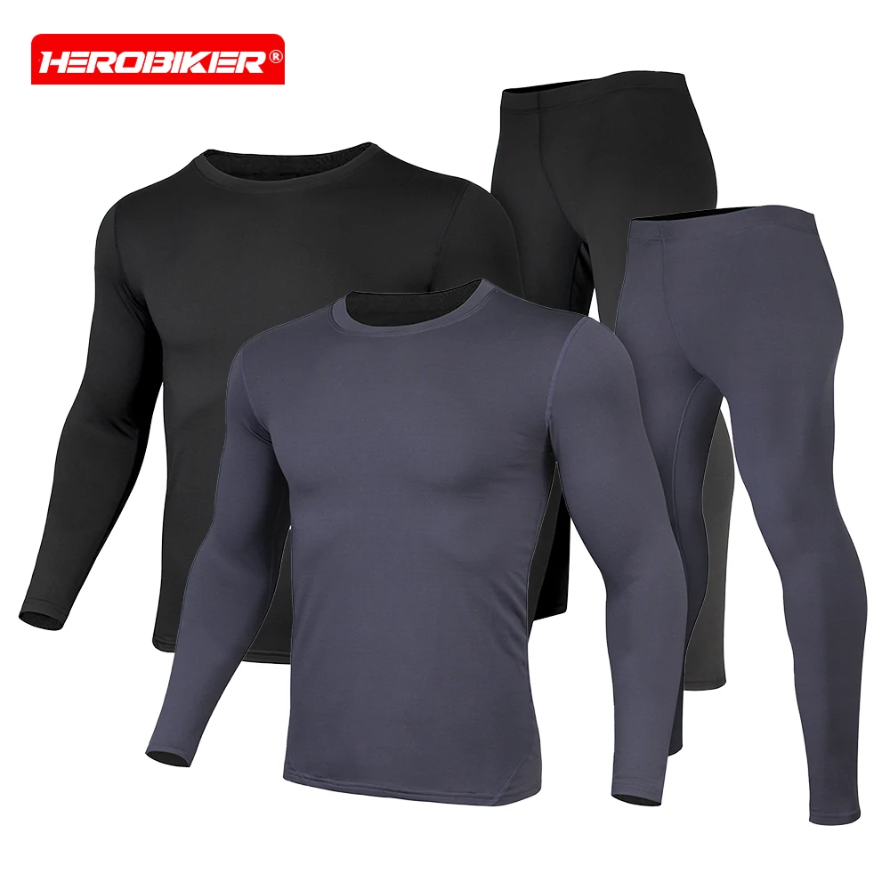 New Two-piece Men's Underwear Winter Thermal Underwear Set Autumn And Winter Thermal Underwear Pants Tight Fitting Set