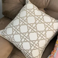 Cream Ivory Pillows Luxury Geometric Cushion Case Soft Decorative Pillow Cover For Sofa Chair Modern Home Decorations