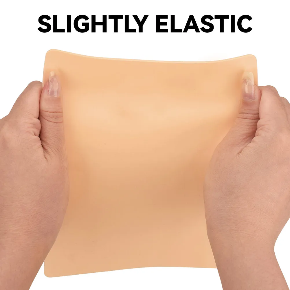 

Силиконовая двусторонняя искусственная кожа для практики татуировок, толщиной 1 мм, гибкая, для татуажа, растушевки, контурирования и тренировки макияжа