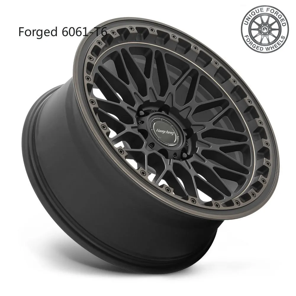 

New model of 26Brushed Monoblock Alloy Wheels 15 16 17 18 19 Inch Off Road Wheels Forged Rims for Raptor