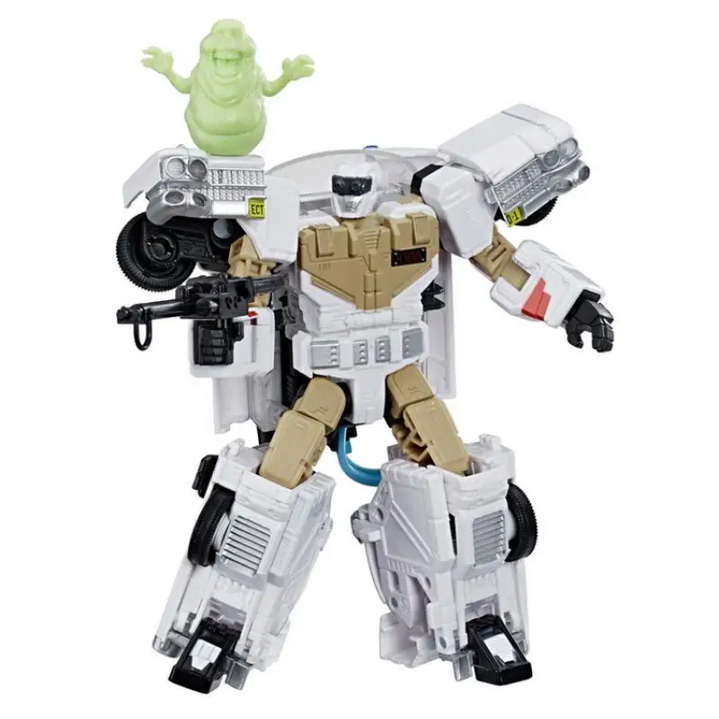 Hasbro Transformers x Ghostbusters Ectotron Actionfigur Ecto-1 Autobot Spielzeug Geschenk E6017