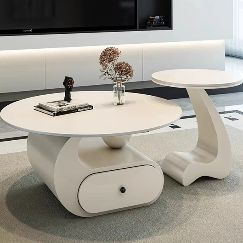 

Эстетичный журнальный столик с ящиками, минималистичный, с простым итальянским дизайном, для хранения, для письма и работы, приставной столик, мебель для дома