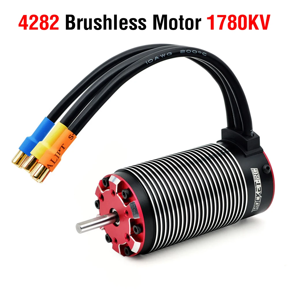 Surpass Hobby Rocket-RC Supersonic Waterproof Brushless Motor 4268 4274 4282 4292 for 1/8 1/7 RC Car Traxxas Wltoys HSP Motor image 3