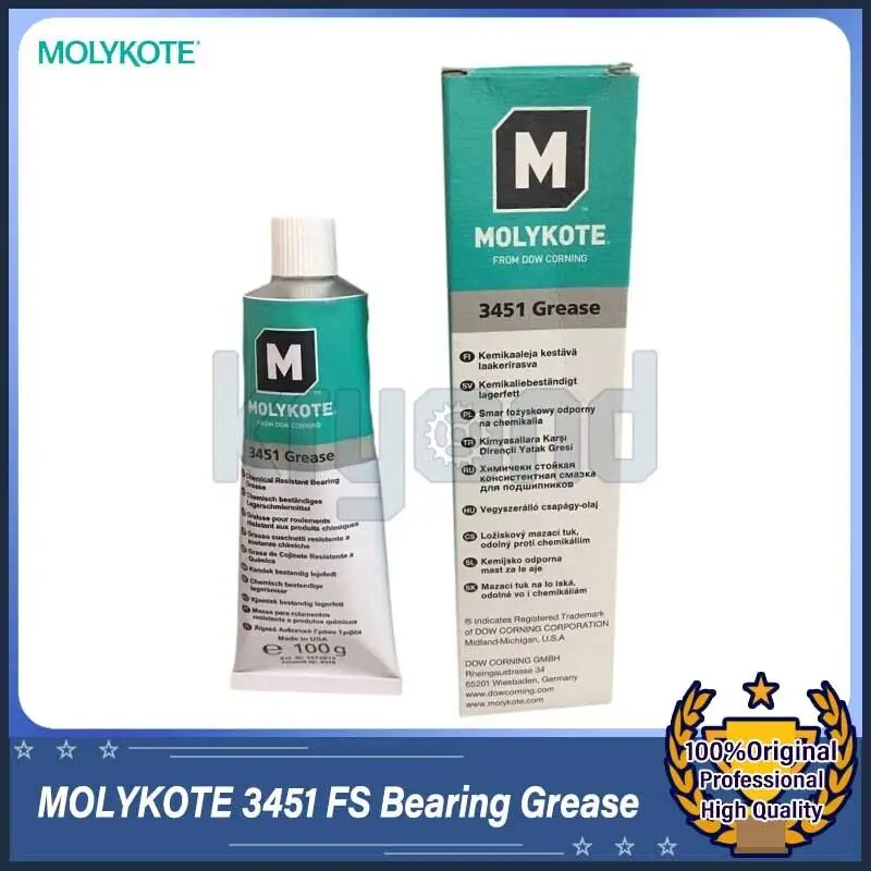 

1PC MOLYKOTE 3451 Grease FS 100g Dow Corning 3451 Bearing Lubricant Grease