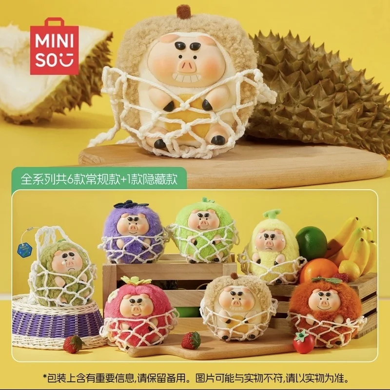 

Очаровательная оригинальная серия «Свинка, сильные фрукты и овощи», виниловое лицо, модная слепая коробка, кавайная кукла-свинья, кулон, коллекционные фигурки