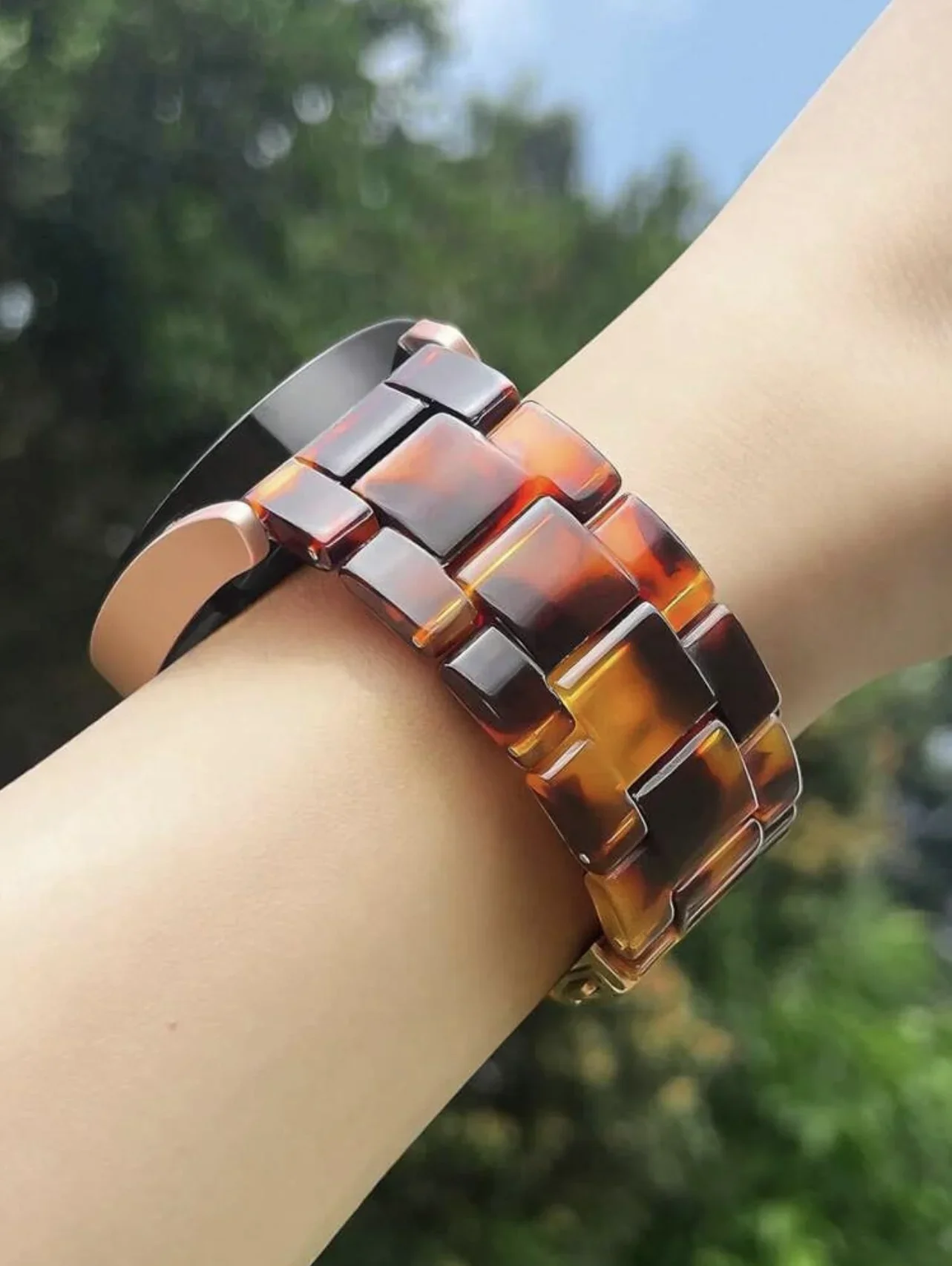 حزام سوار من الراتنج ممتاز لساعة سامسونج جالاكسي 7 FE 5 Pro 4 6 سوار كلاسيكي 44 مللي متر 40 مللي متر حلقة كوريا رياضية