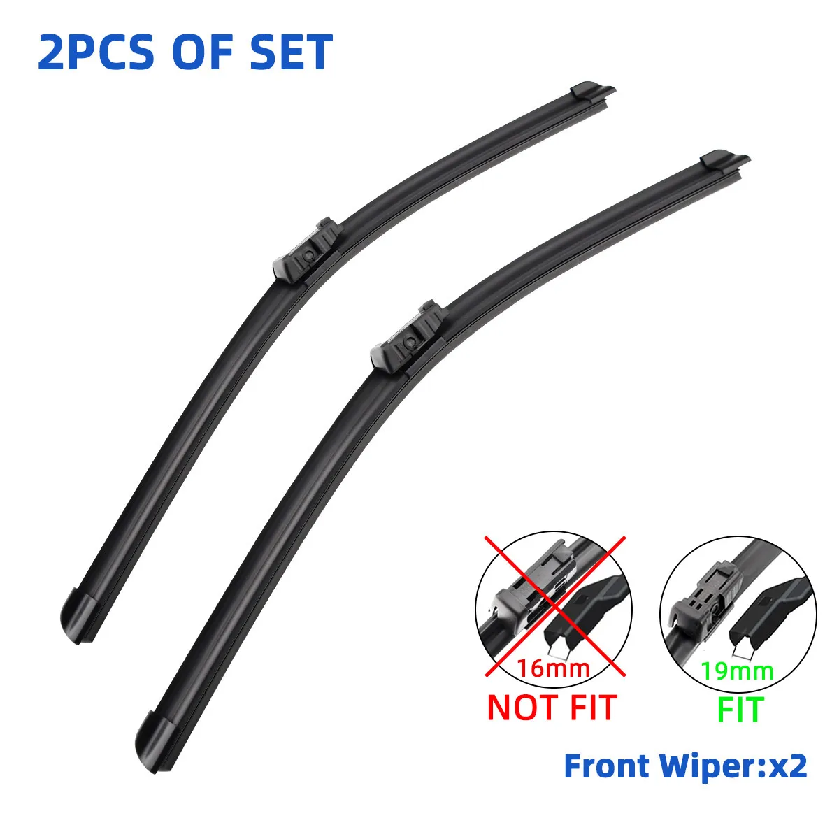 2 Chiếc Cho BYD Atto 3 Nguyên Plus 2021-2022 24 "+ 17" Trước Gạt Nước Kính Chắn Gió kính Chắn Gió Cửa Sổ Cắt Phụ Kiện 2021 2022