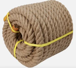 12/14/16mm Natural Jute Rope Twine Rolls Rope Hemp Twisted Cord Macrame String Pet Scratching Handmade DIY Craft Decoration
