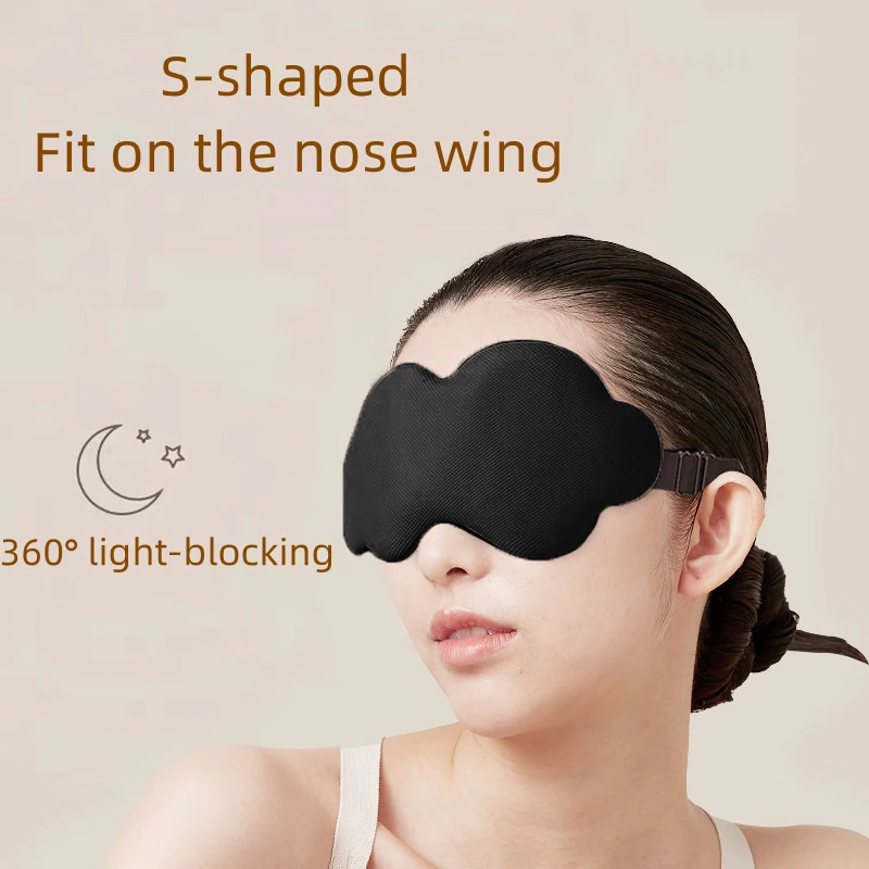 Memory Foam Eye Mask Breathable 3D Contoured Cup Sleeping Mask UltMimate Sleep Solution Perfect for Insomnia Travel Relaxation