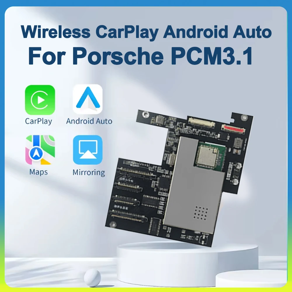 ANYFAR Wireless Carplay For PCM3.1 Porsche Panamera Cayenne Macan Cayman Boxster 911 991 718 Module Android Auto Adapte