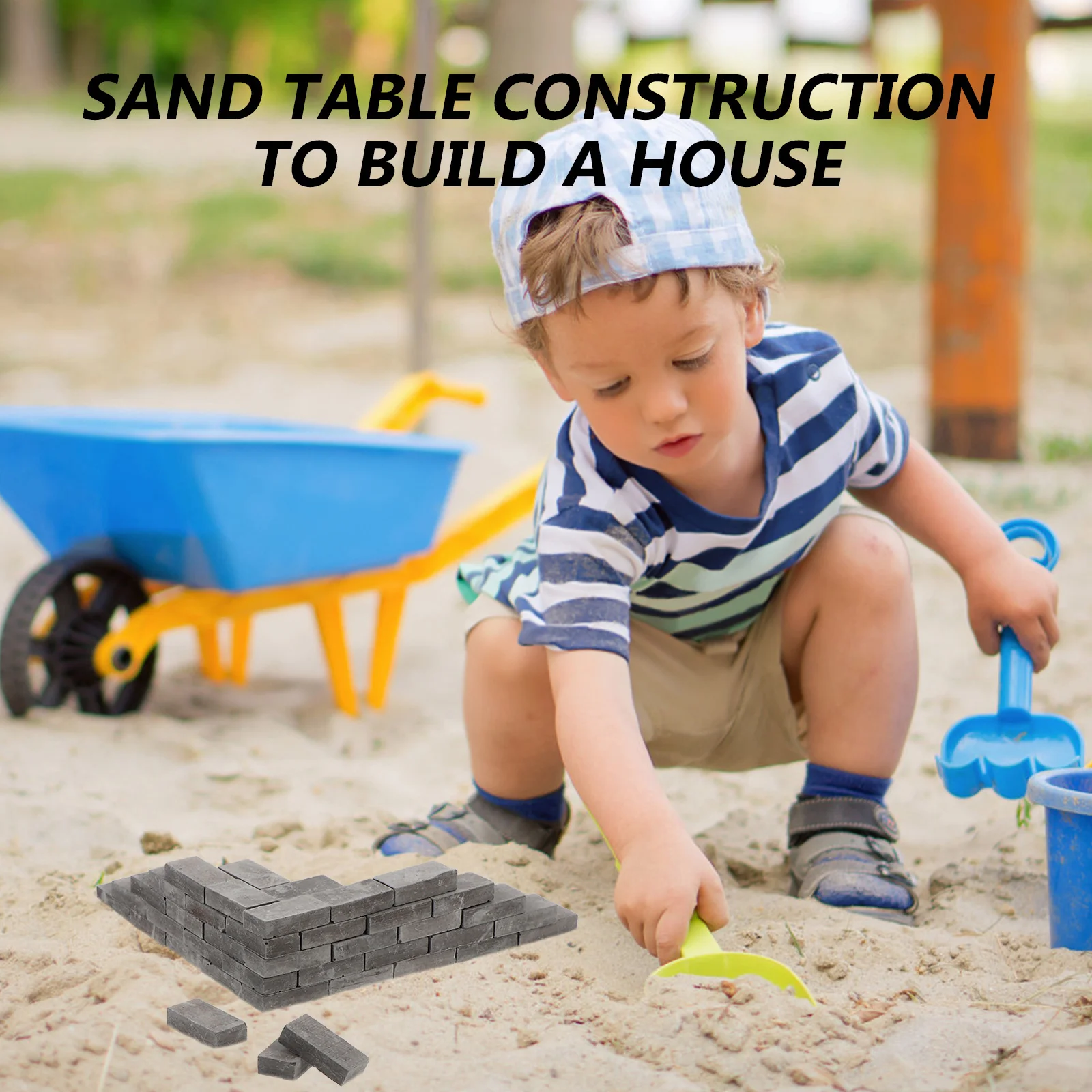 

120Pcs Micro Landscape Brick Practical Durable Decor Simulation Small Brick Gift Miniature Decor Microlandscape Decoration