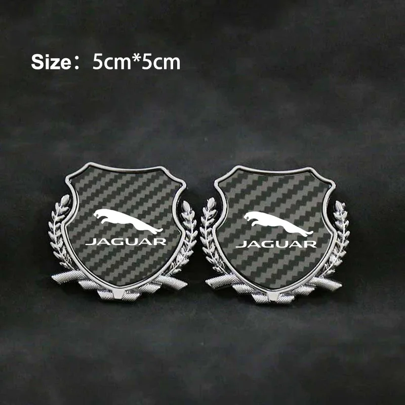 3D Metal Car Badge Body Trunk Emblem Decor Sticker For Jaguar XE XF XJ F-Type F-Pace XFR XKR XFL XEL XK XJL XJ6 XJS E-Pace SVR