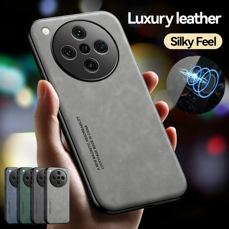 Skin Feeling Shockproof Case for OPPO Find X8 Pro 5G Protective Cover Magnetic Suction Car Holder Coque Funda Capa