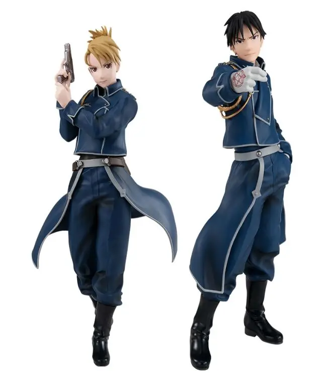 Original GSC Pop Up Parade Fullmetal Alchemist Riza Hawkeye Roy Mustang pvc figure statue Model Figurals