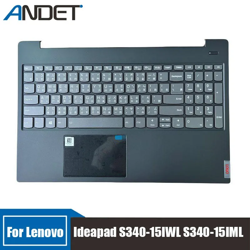 

New Original For Lenovo Ideapad S340-15IWL S340-15IML Black Chinese Palmrest Keyboard Touchpad Backlit C Case 5CB0S18726