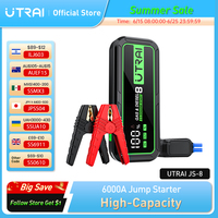UTRAI  20000mAh Car Jump Starter Power Bank 6000A Car Booster Auto Emergency Starting Device Jump Start for Petrol Diesel