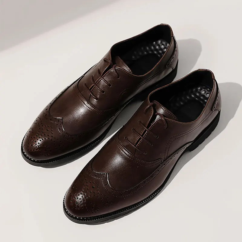 Men's leather shoes, banquet, wedding party, high-quality genuine leather shoes #WZ-8572