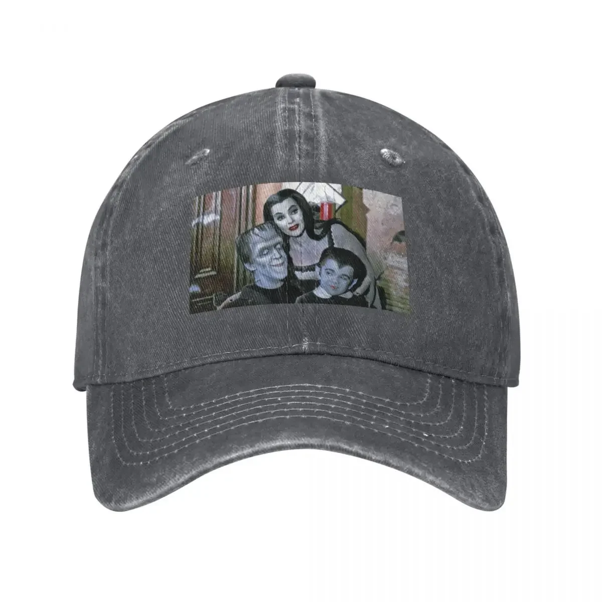 Herman Munster, Lily Munster, Eddie Munster Baseball Cap black western Hat Wild Ball Hat Beach Outing Boy Child Women's