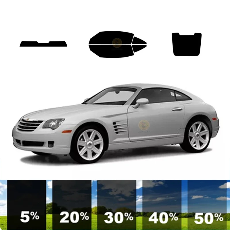 

precut Removable Window Tint Film For Car 100% UVR 5%-35%VLT Heat Insulation Carbon ﻿For CHRYSLER CROSSFIRE 2 DR COUPE 2004-2008