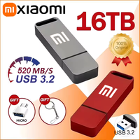 Xiaomi Original Pen Drive 16TB USB 3.2 Flash Drive High-Speed Pen Drive Type-C Metal USB Memory For Computer Storage Devices2025