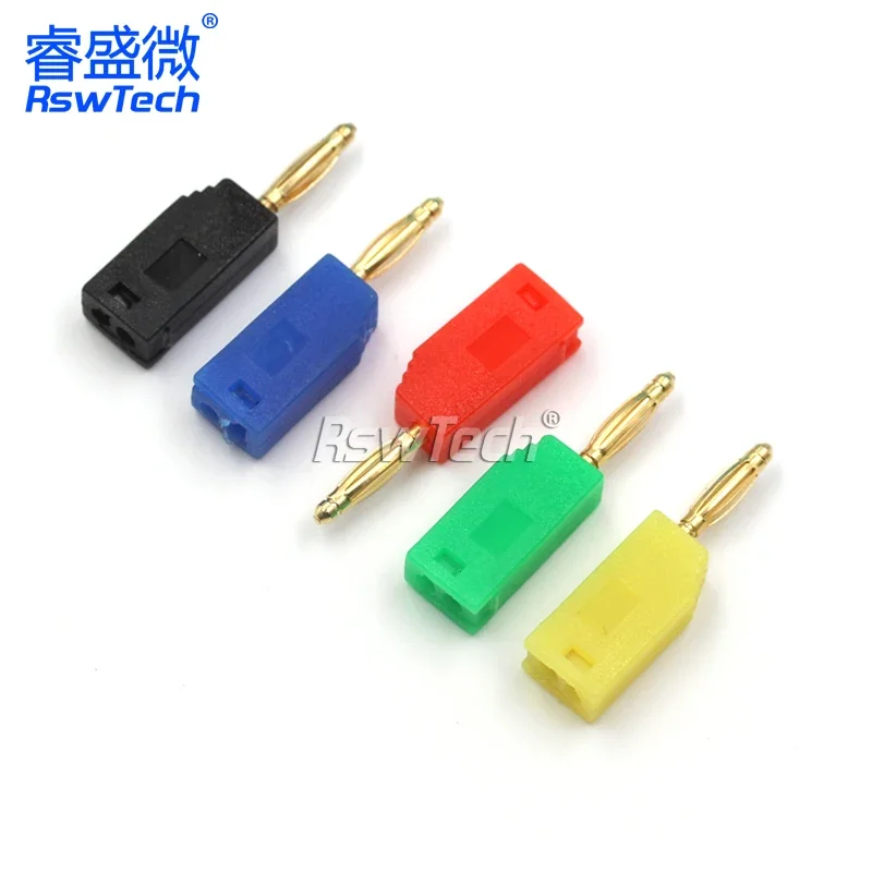 1PCS 2mm Stackable Banana Plug Lamp With 2mm Jack At The Tail, Lamp Head Plug For Flexible Disassembly And Assembly