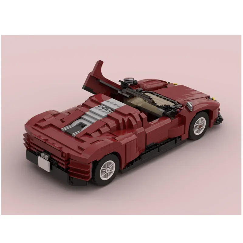 MOC- 124771 SP3 Supercar Montage Spleißen Baustein Modell Racing Track Sport Auto MOC Kreative Bausteine Spielzeug Geschenk