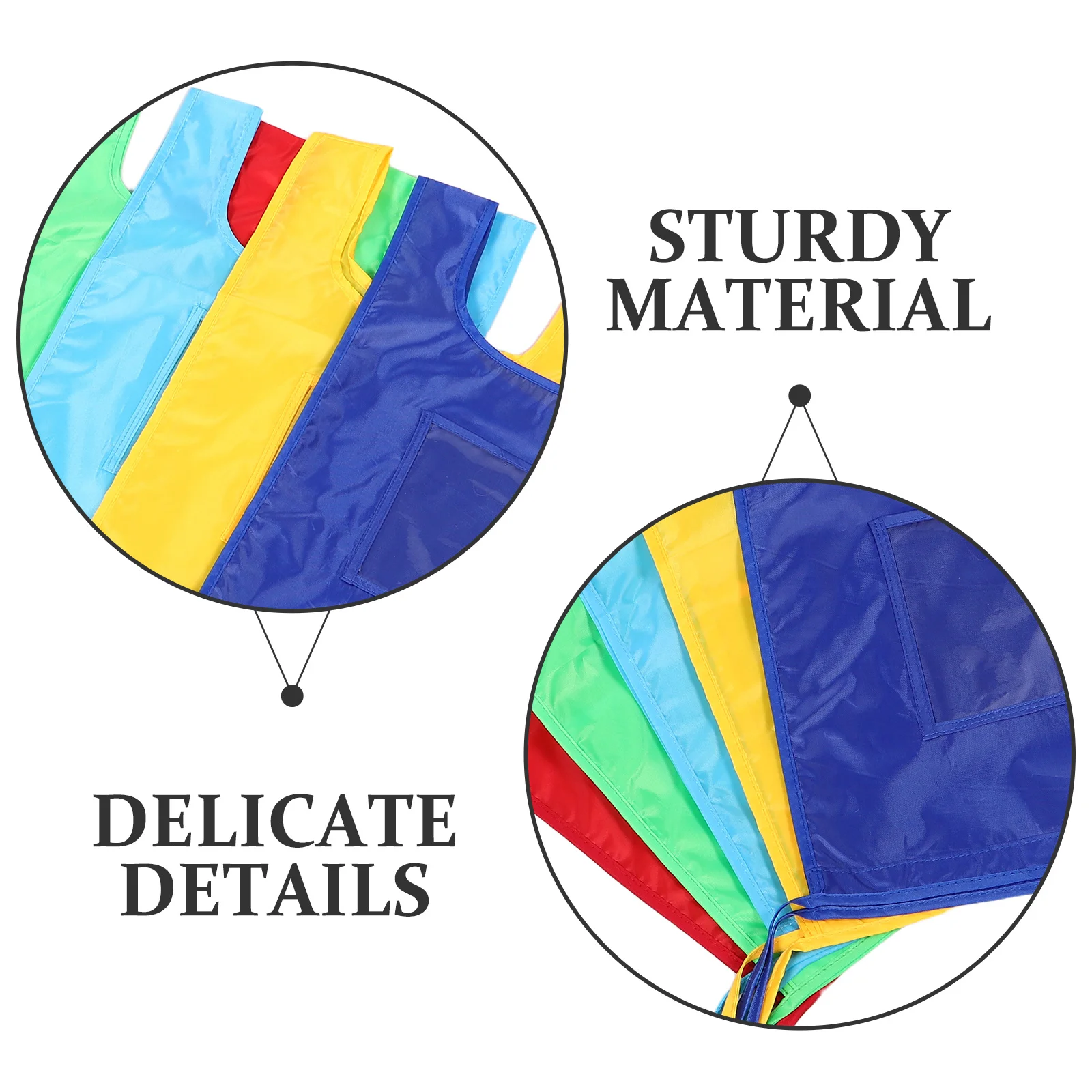 Chaleco educativo cognitivo tamaño infantil patrón en espiral colorido tela suave ayuda para enseñanza de Aprendizaje Temprano al aire libre