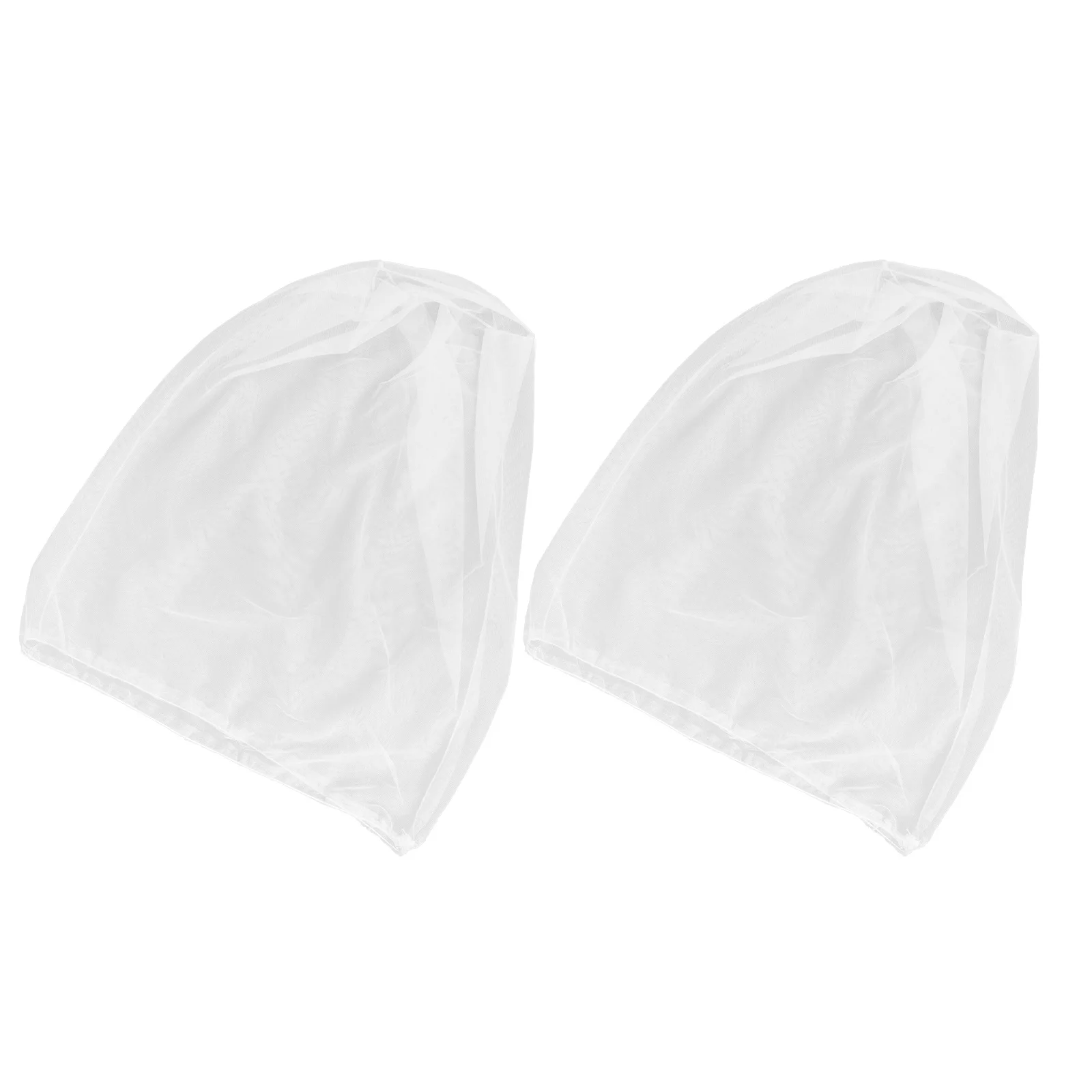 

2Pcs Anti-Mosquito Head Net Wide Brim Beekeeper Hat Protective Mesh Cover Outdoor Head Netting Fly Proof Caps Net Hat