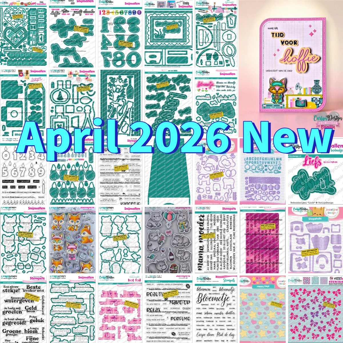 Perfume Numbers Metal Cutting Dies Clear Stamps Stencil Hot Foil for DIY Scrapbook Diary Decoration Template April 2026 New view 2