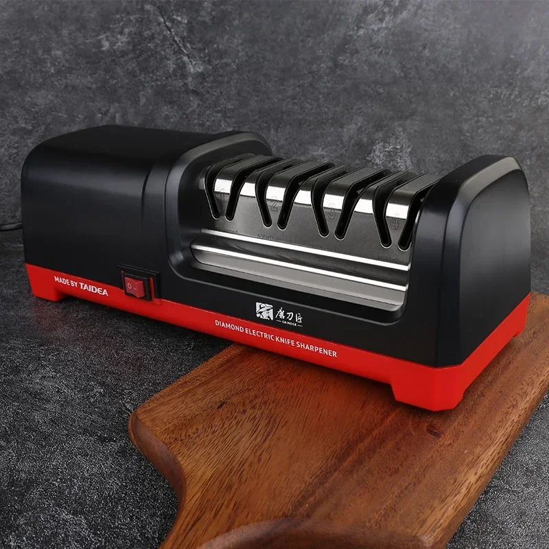 TAIDEA TG2102 Professional Electric Knife Sharpener EU PLUG Grit 360#600#1000# Rough Grinding And Fine Grinding And Polishing