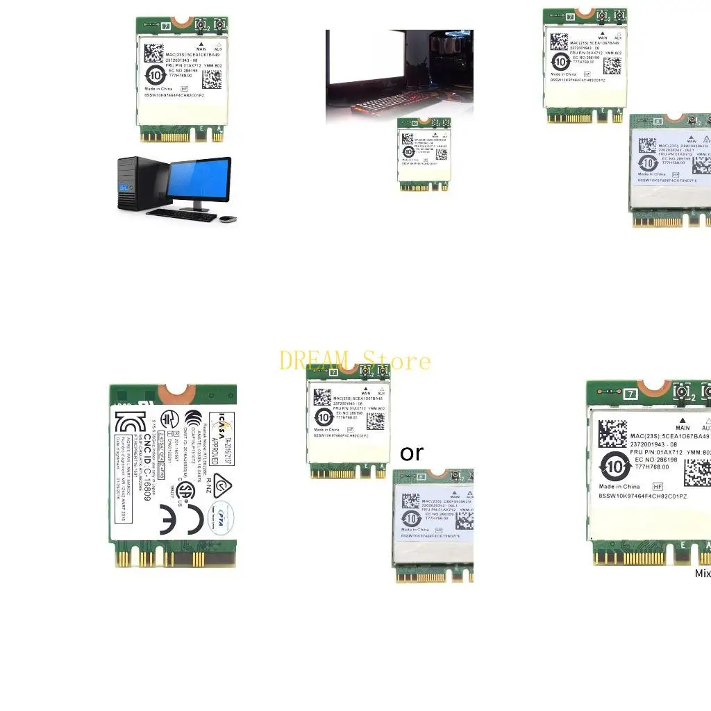 

Двойная сетевая карта RTL8822BE BT4.0 2.4 1200M WiFi Card 802.11AC M2-NGFF Лучшая продажа