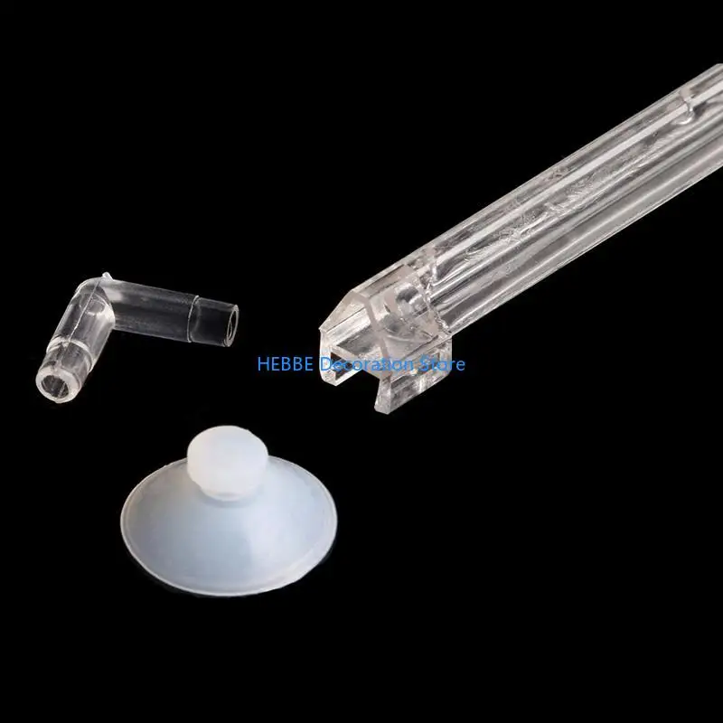B0KC Aquarium Plastic Tube Clear Bars Set Air Curtain Oxygen Air Diffuser for Fish for Tank Bubble Wall Easy to use